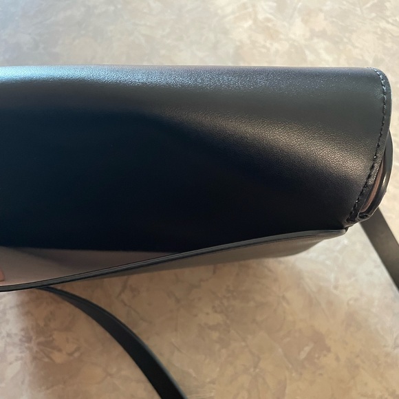 SOLD kate spade Black Crossbody Flap Top Leather Purse Gently Used - Picture 7 of 12